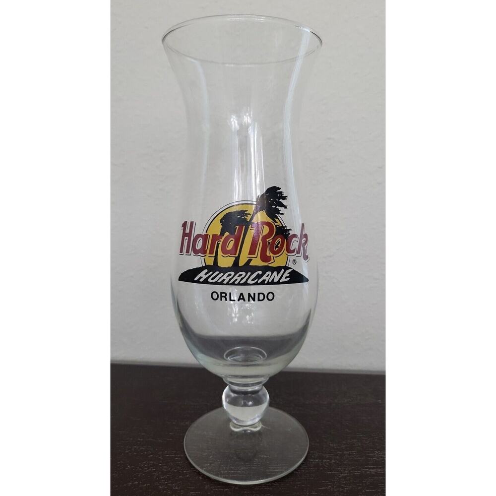 Hard Rock Cafe & Casino Orlando Florida Hurricane Bar Glass Collector Souvenir